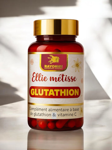 Glutathion Ellie Métisse & vitamine C– Éclat et Protection 21000mg