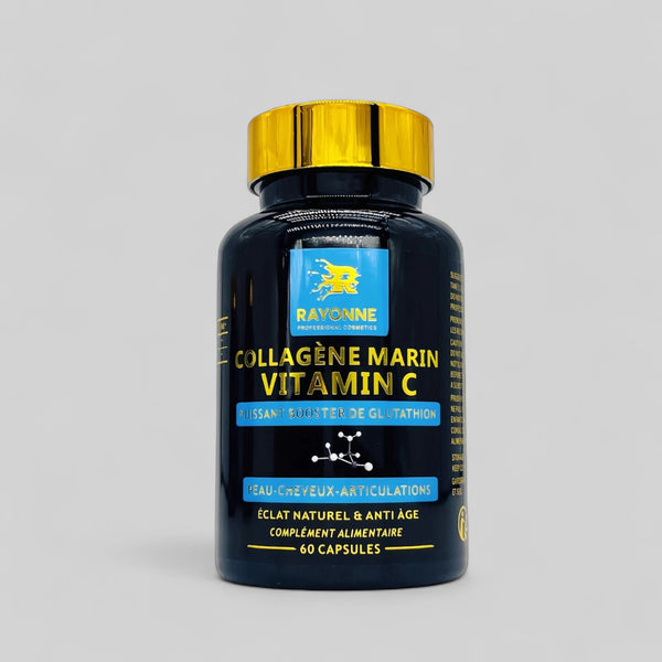 GÉLULES COLLAGÈNE MARIN & VITAMINE C – Rayonne Procosmetics