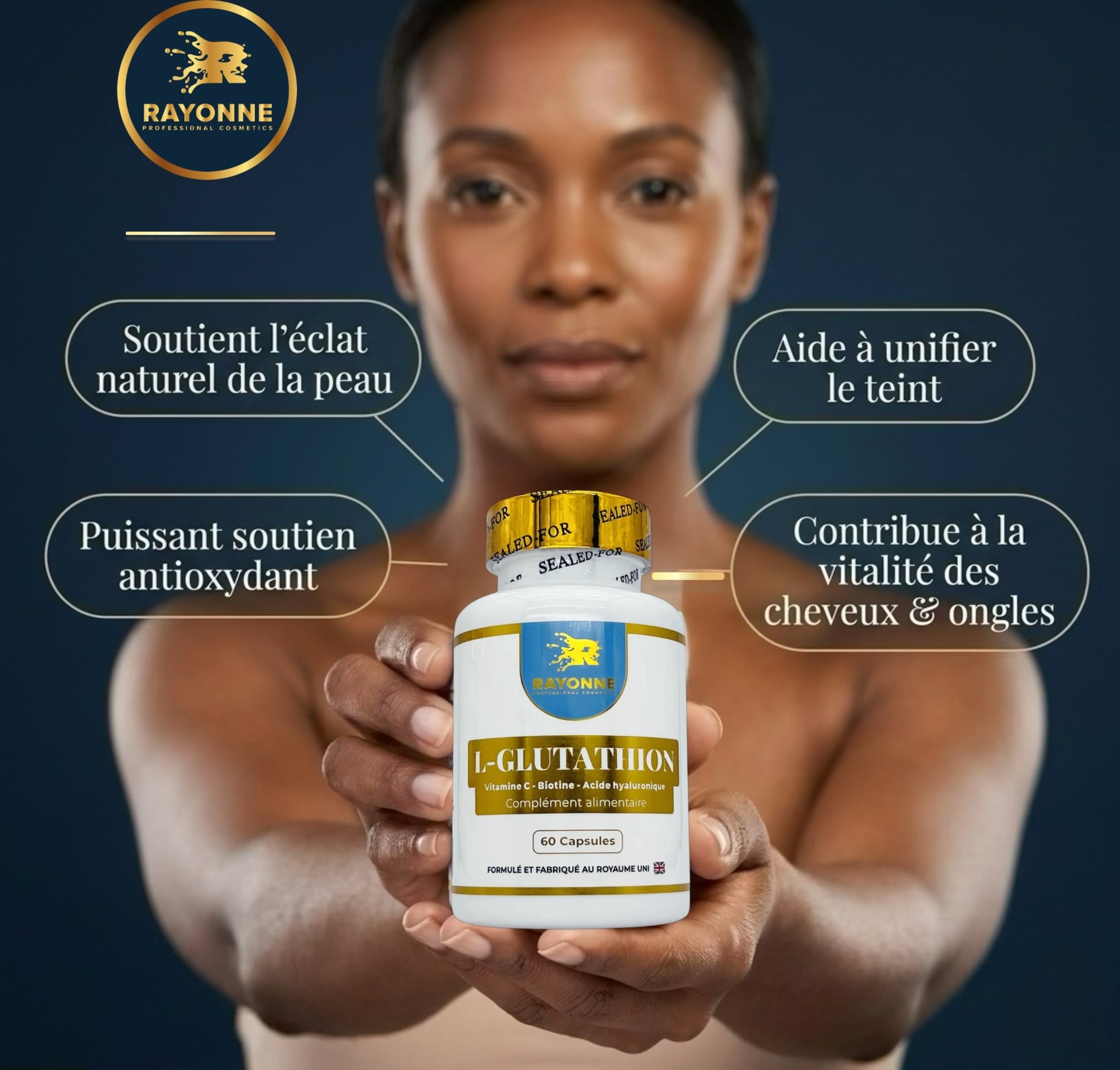 GELULE DE GLUTATHION CLAIRCISSANT CLAT+ Rayonne Procosmetics GELULE DE GLUTATHION CLAIRCISSANT CLAT+ Rayonne Procosmetics