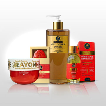 PACK SUPER ÉCLAIRCISSANT – ÉLLIE MÉTISSE (Corps & Éclat Intense)