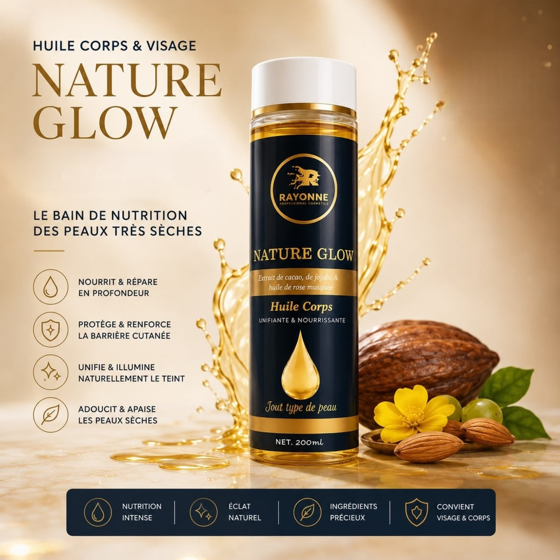 HUILE CORPS UNIFIANTE ET NOURISSANTE