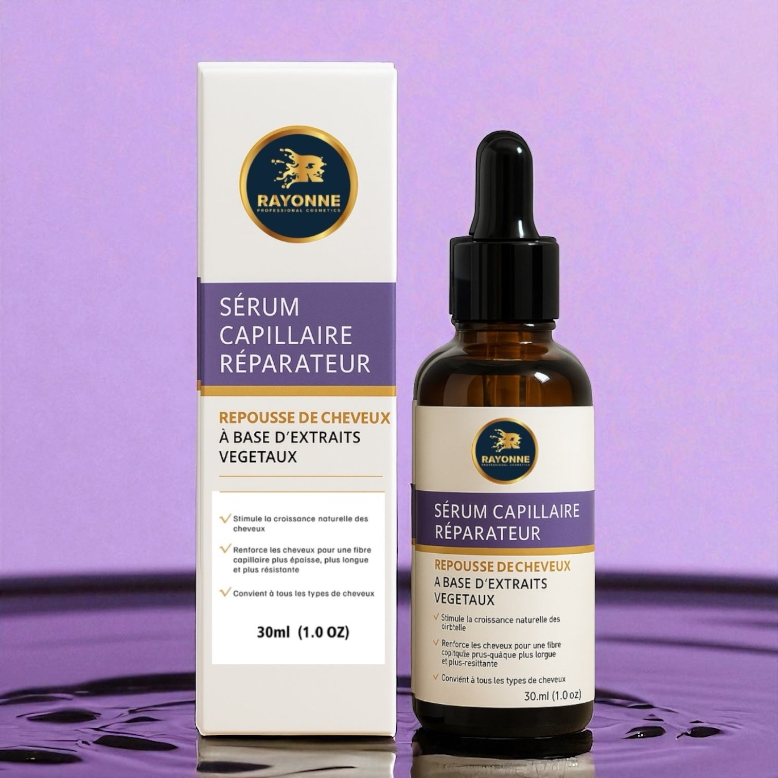 SÉRUM DE REPOUSSE pour cheveux abîmés et cassants