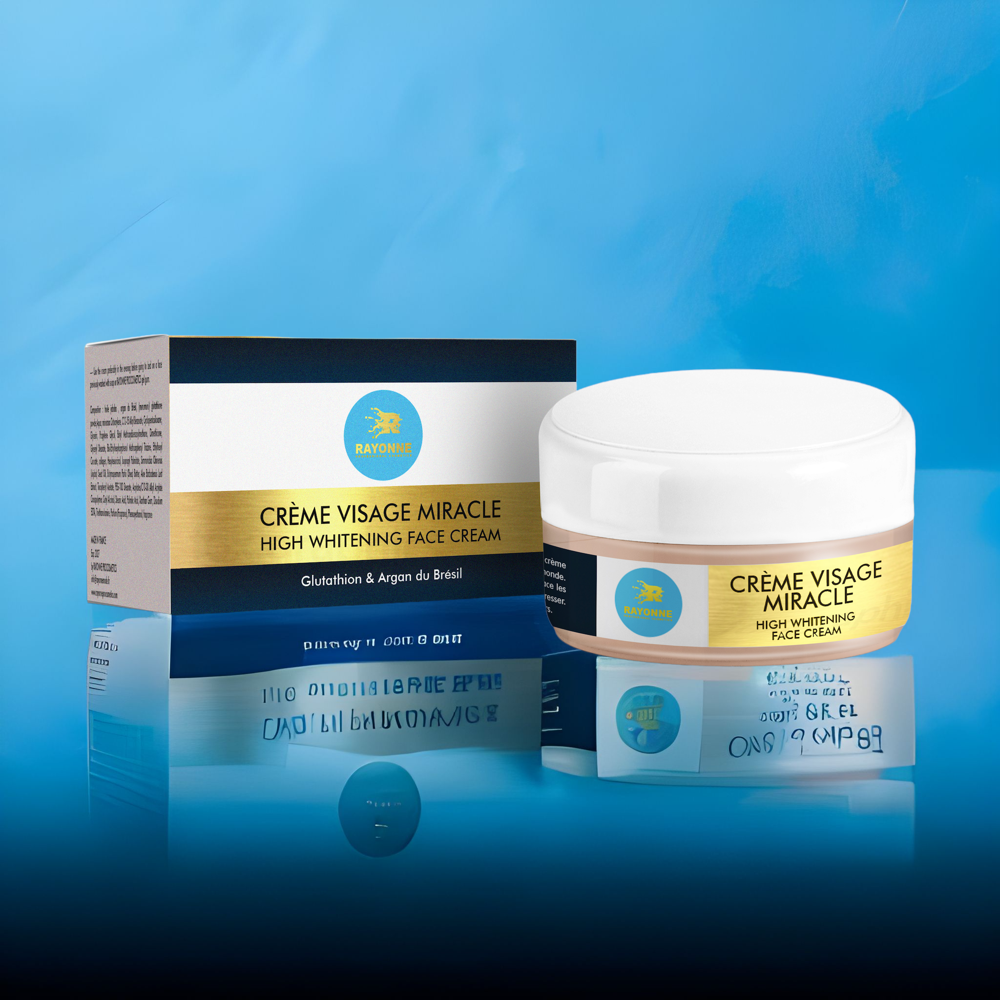 CRÈME VISAGE MIRACLE - Glutathion & Argan du Brésil