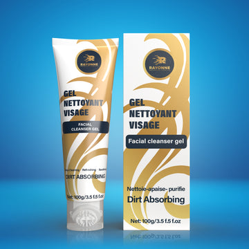 Gel nettoyant visage avec brosse désincrustante