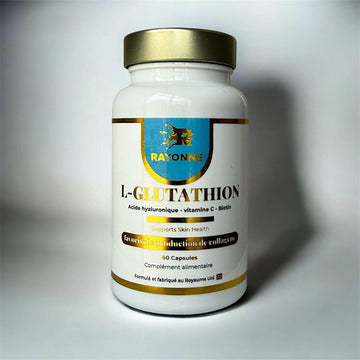 L-glutathion capsules + acide hyaluronique -Biotin- Vitamine C