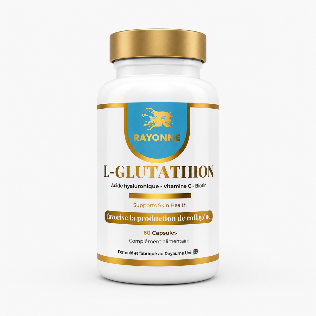Glutathion Éclat+ Capsules Rayonne - Complément beauté antioxydant pour l’éclat de la peau