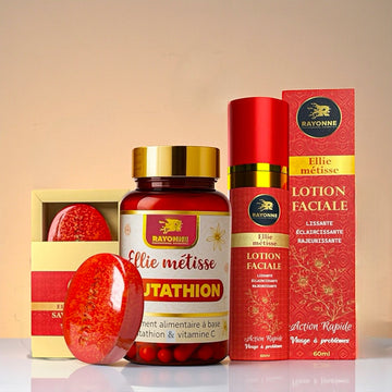 PACK VISAGE ÉCLAT ELLIE MÉTISSE — Routine Anti-taches rajeunissante & Éclaircissante