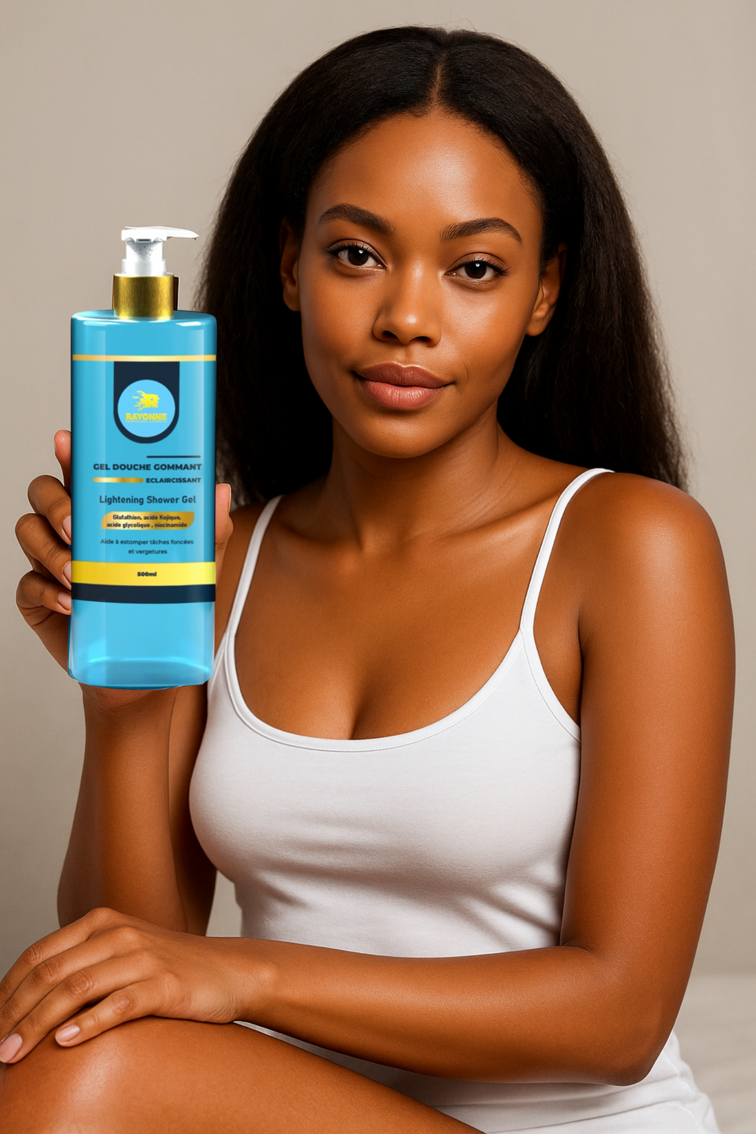 GEL DOUCHE GOMMANT ÉCLAIRCISSANT & ANTI VERGETURES