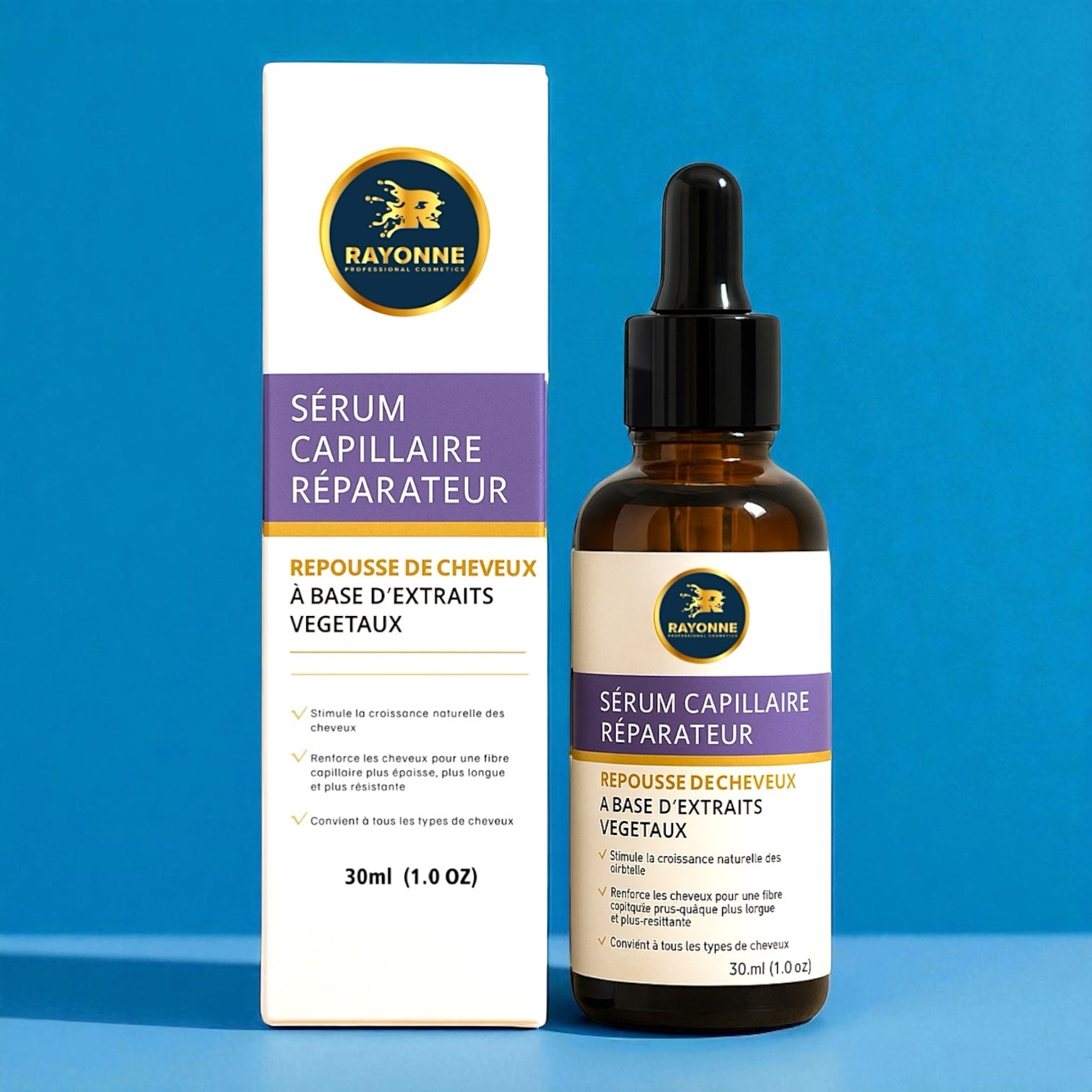 SÉRUM DE REPOUSSE pour cheveux abîmés et cassants