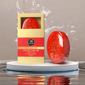 SAVON 24 K OR VISAGE ET CORPS - ÉCLAISSISSANT & ANTI-ÂGE