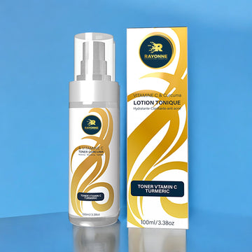 Lotion Tonique Vitamine C & Curcuma – Hydratante, Clarifiante & Anti-Acné