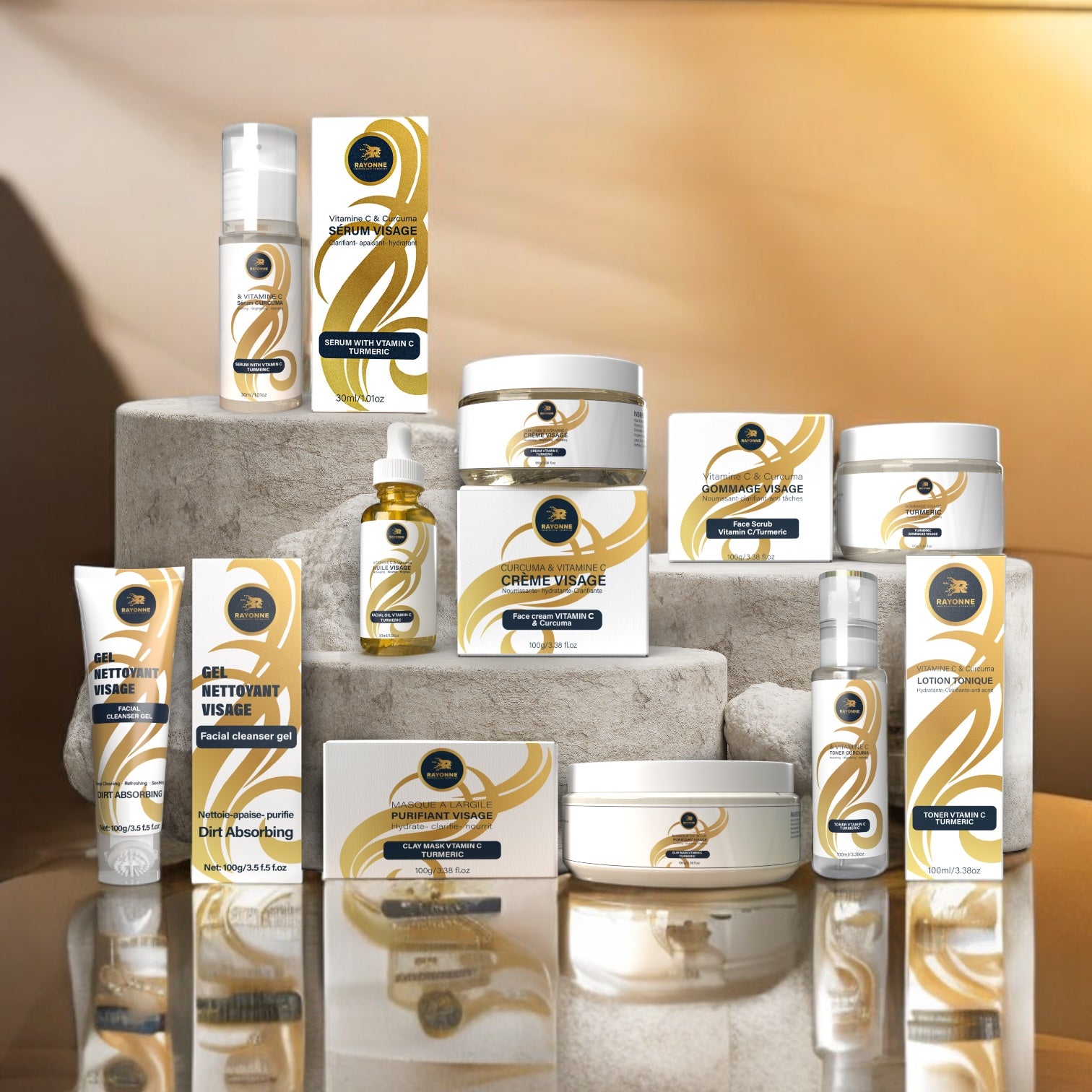 SET VISAGE ÉCLAT SUPRÊME – Vitamine C & Curcuma