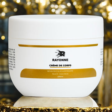 CRÈME DE CORPS RÉPARATRICE,ÉCLAIRCISSANTE & NOURISSANTE