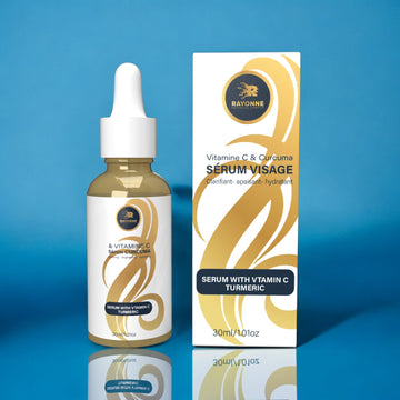 Sérum Visage Vitamine C et Curcuma - Hydratant et Eclat Naturel