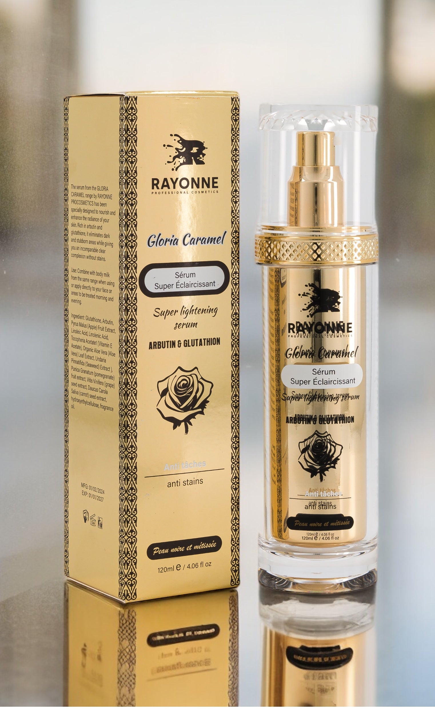 SÉRUM ILLUMINATEUR-CORRECTEUR ARBUTINE & GLUTATHION