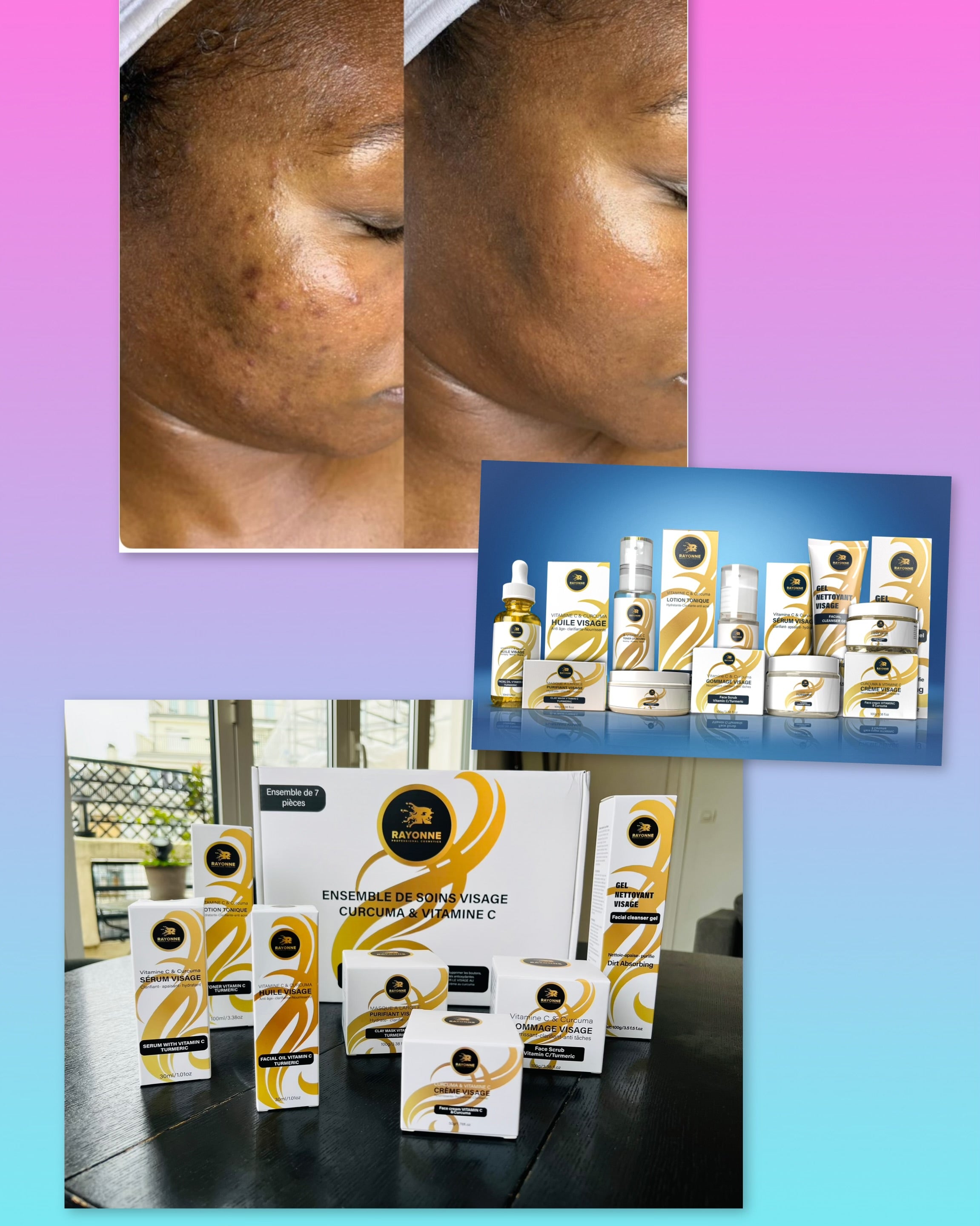 SET VISAGE ÉCLAT SUPRÊME – Vitamine C & Curcuma