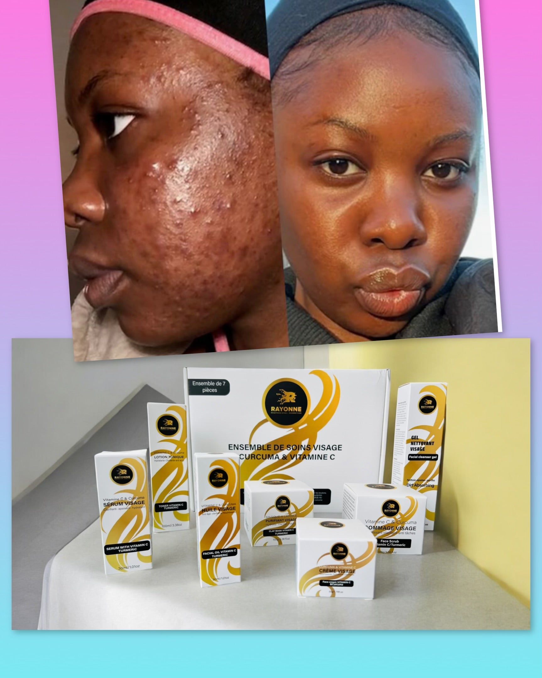 SET VISAGE ÉCLAT SUPRÊME – Vitamine C & Curcuma