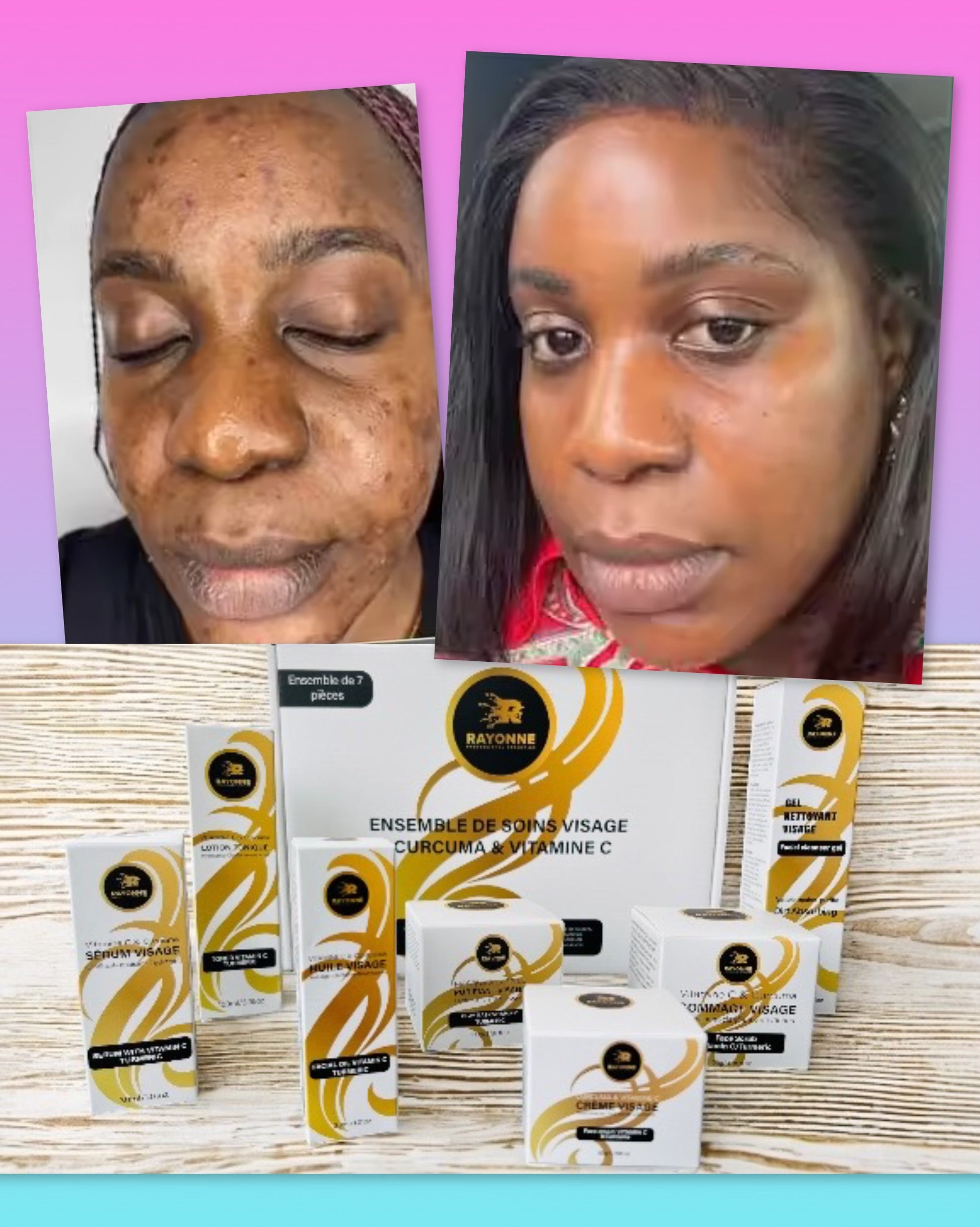 SET VISAGE ÉCLAT SUPRÊME – Vitamine C & Curcuma