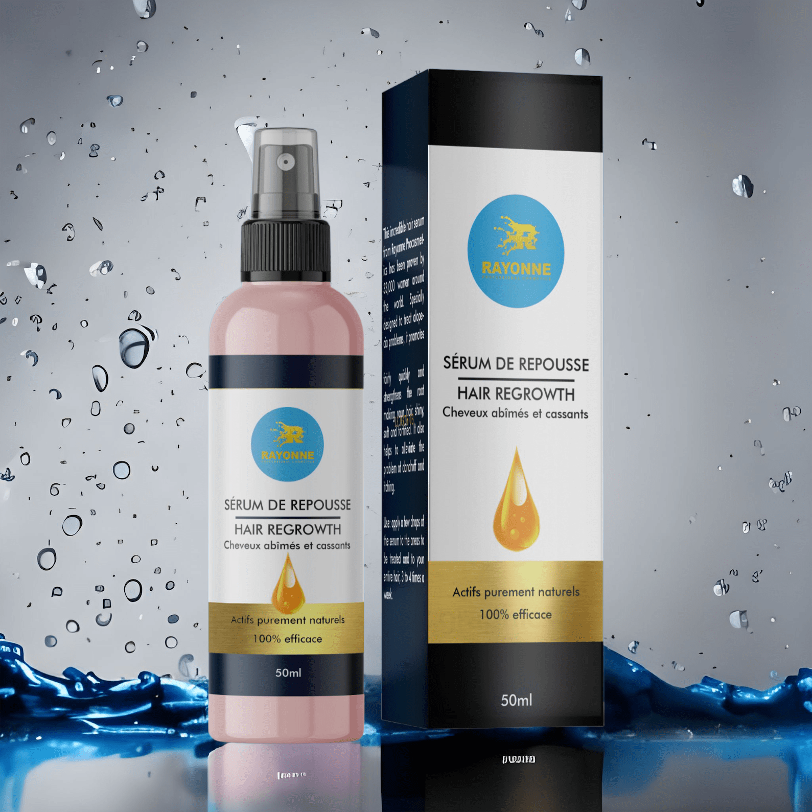 REGROWTH SERUM for damaged and brittle hair - Purely natural active ingredients